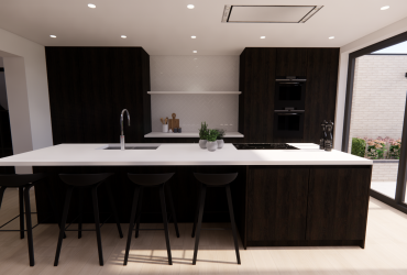 ontwerp keuken zwart